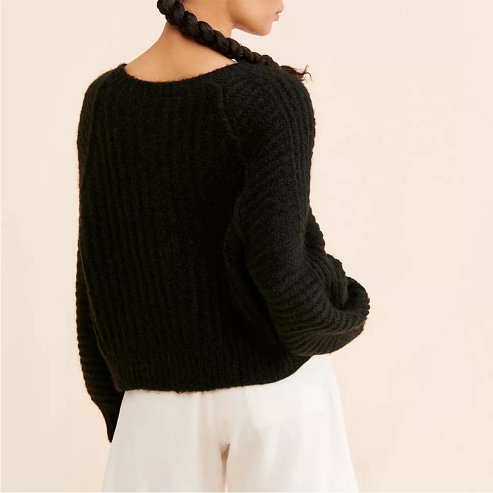 Free People Carter Pullover Black S - Picture 2 of 10